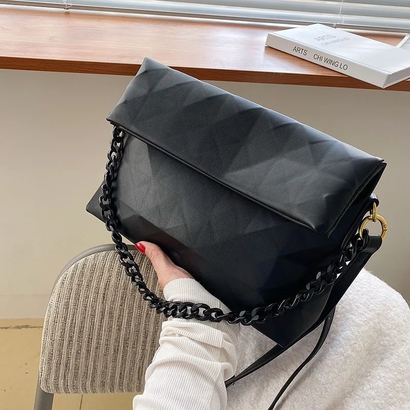 Message Bag For Women 2023 New Leisure Tote Bag  Shoulder Bag Crossbody Bag Lingge Chain Handbag Business Bag Ladies Clutch