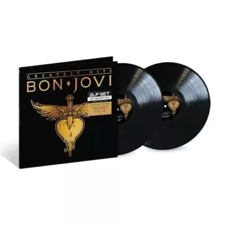 Фото Оригинальная коллекция лучших хитов Bon Jovi на виниле (2LP) для любителей музыки №1