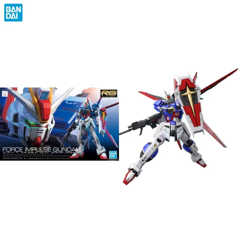 

Original Genuine Gundam Model Anime Figure RG 1/144 ZGMF-X56S/α Force Impulse Gundam Action Figure Collection Toys for Children