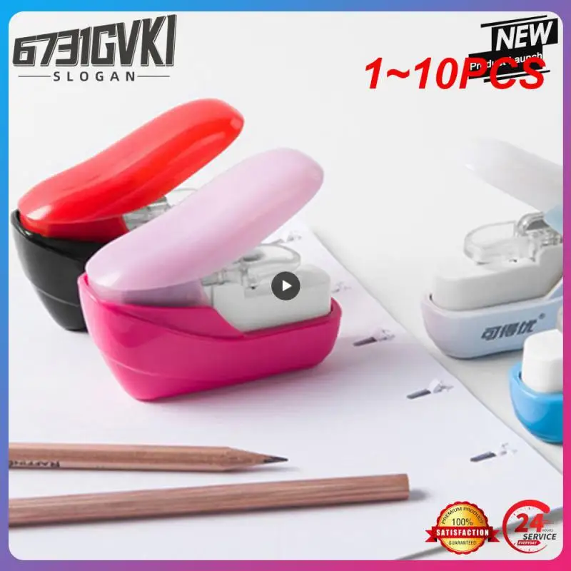 

1-10 шт., мини-степлер без гвоздей, без скоб