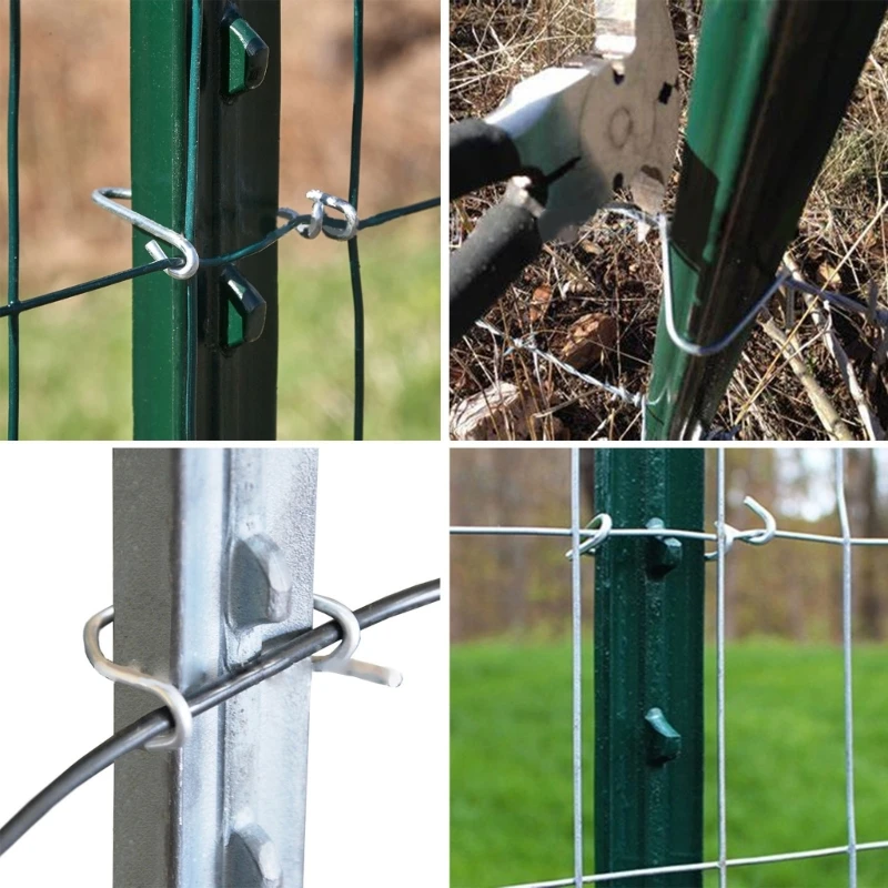 Зажим для проволоки из оцинкованной стали безопасной и экономящей время сборки