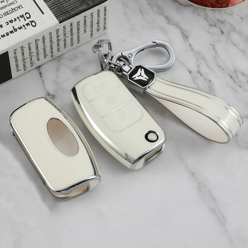 Чехол для автомобильных ключей из термопластичного полиуретана (TPU) складной с 3