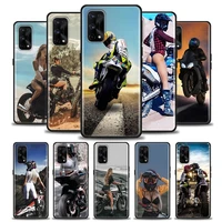 phone case for realme xt gt gt2 5 6 7 7i 8 8i 9i 9 c17 pro 5g se master neo2 soft silicone case cover sexy girl motocross