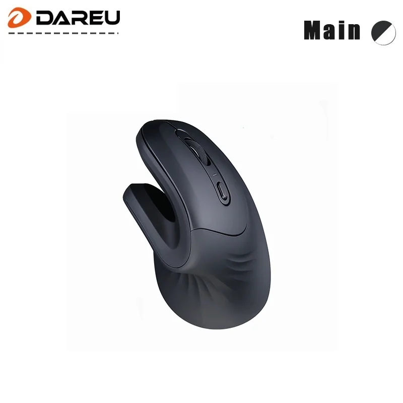 

DAREU vip LM109 Silent Mouse BT + 2.4Ghz Dual Mode Wireless Vertical Ergonomic Mute Gaming Mice For 2 Devices Computer Laptop