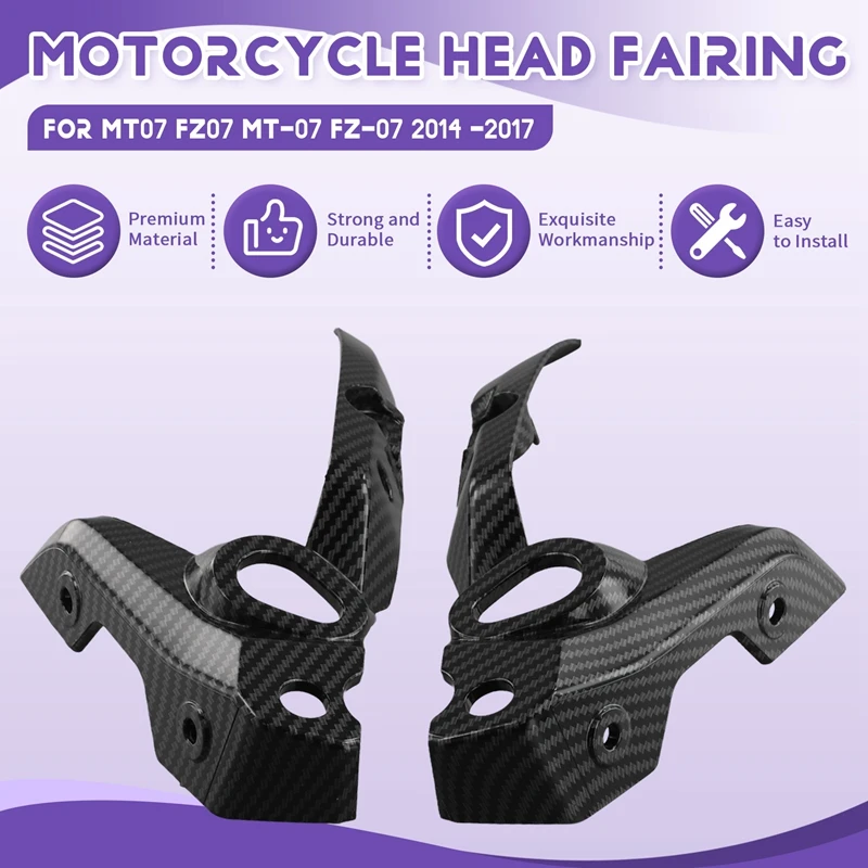 Обтекатели для передней фары мотоцикла обтекатель кузова Yamaha MT07 FZ07 MT-07 MT FZ 07 2014 -2017