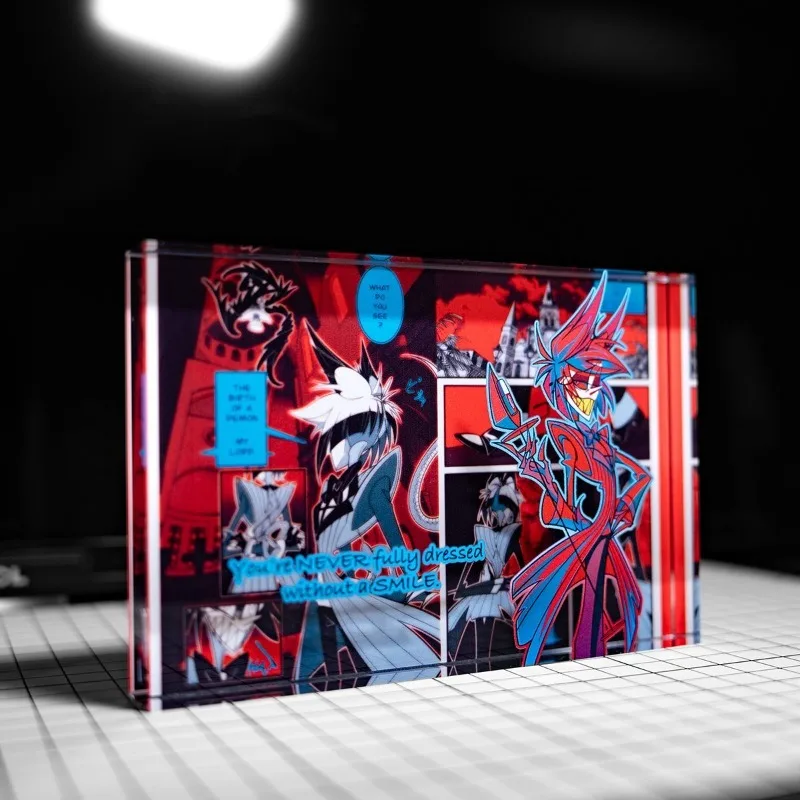 Акриловая Толстая плитка аниме Alastor для официального отеля 15*10*2 см Apple Radio Cosplay