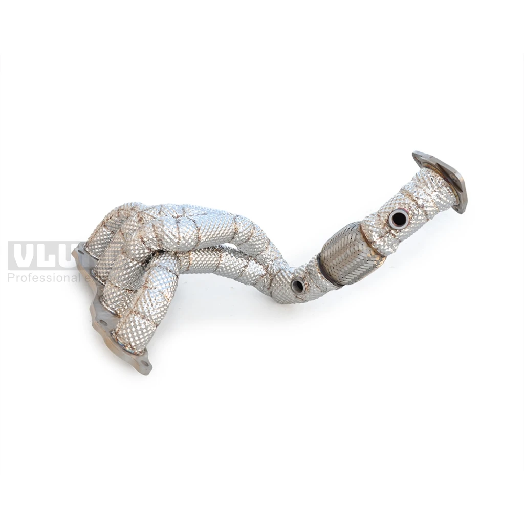 Фото Выпускной коллектор для Honda Civic/CIIMO/Civic 9-го поколения/Stream (модернизация K24) 2.4 2006-2016, высокопроизводительный, из нержавеющей стали №1