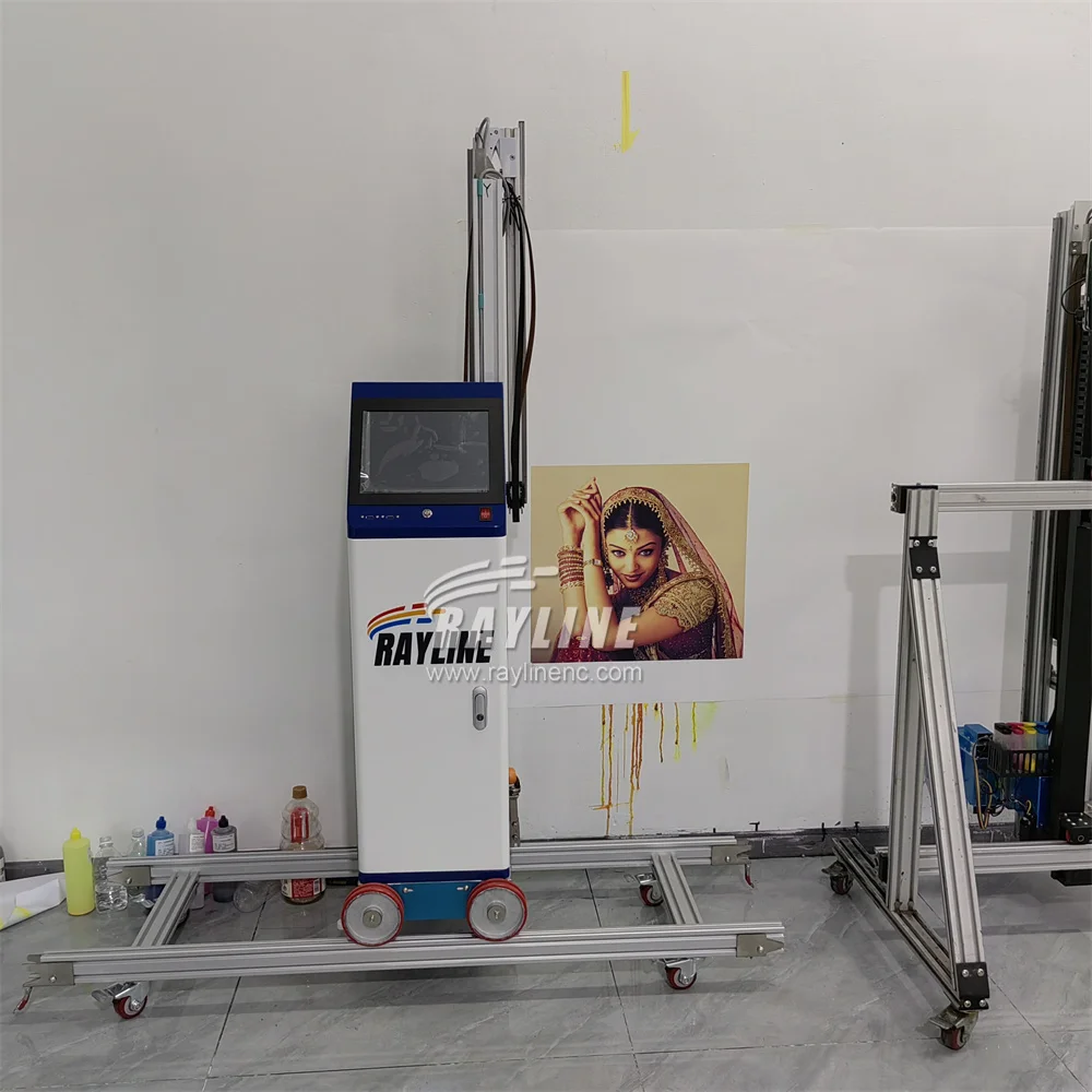16 ㎡ /h высокоскоростная настенная печатная машина Ink 3D 5D уличный автоматический