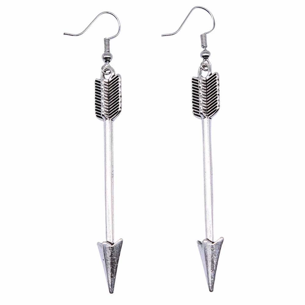 1 пара большие серьги-стрелки для ногтей