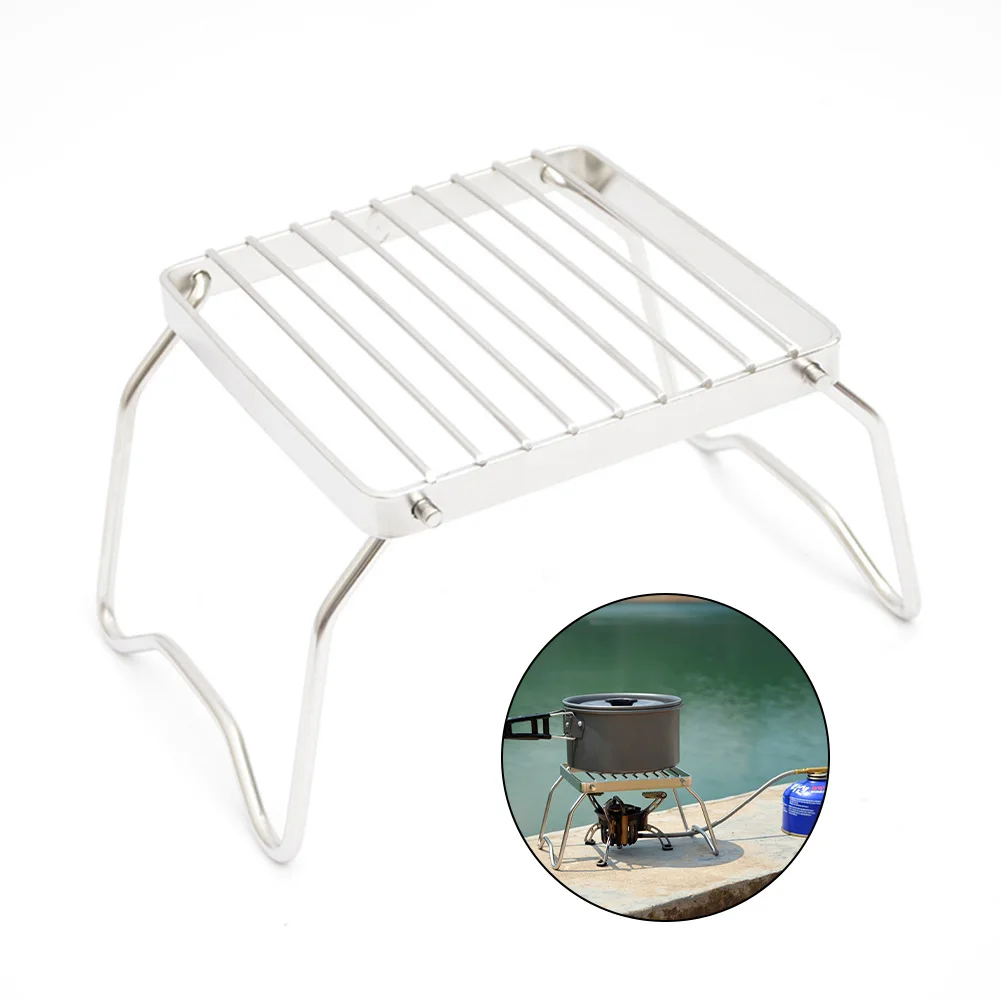 

Outdoor Portable Foldable Stove Stand Camping Pot Bracket Holder Burner Bracket For Camping Hiking Travell Car Accessories