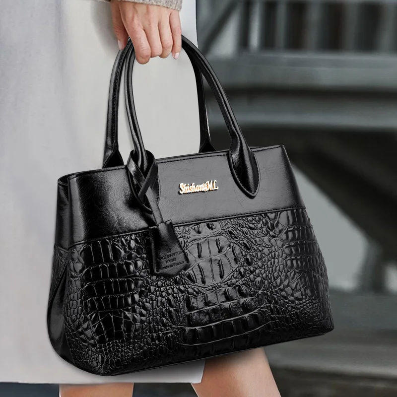 

Роскошные Сумки из искусственной кожи аллигатора для женщин 2021 высококачественные сумки через плечо брендовые сумки дизайнерские сумки-то...