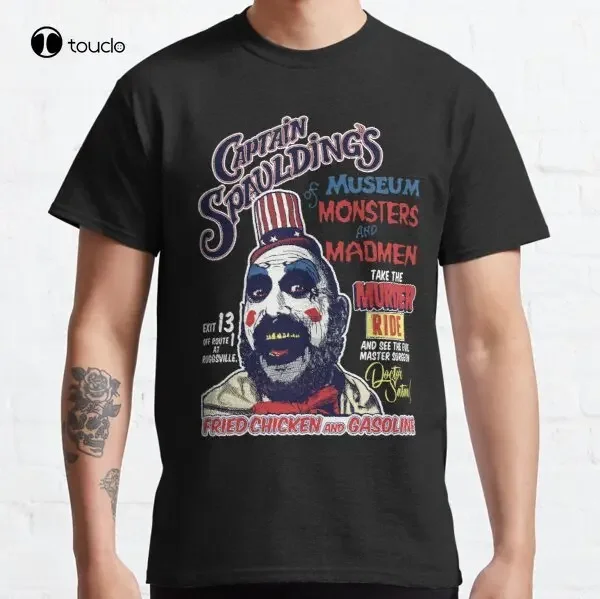 Классическая футболка Captain Spaulding's Museum Of Monsters And Madmen для бабушки подарок на заказ