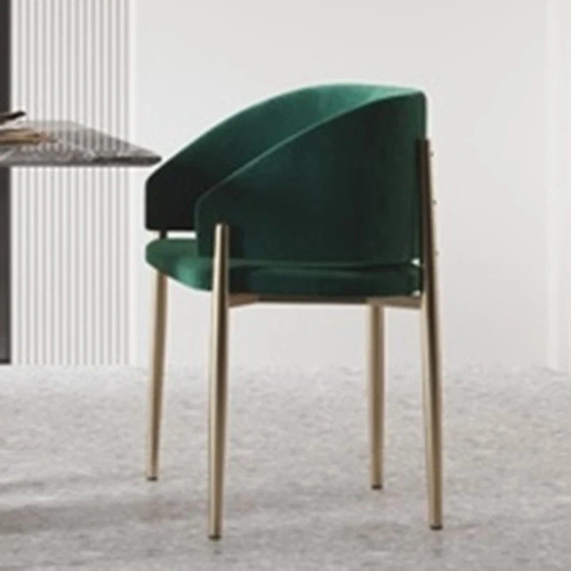 

Modern Unique Aesthetic Dining Chairs Modern Garden Makeup Office Dining Chair Floor Reading Silla Comedor Furniture WJ35XP