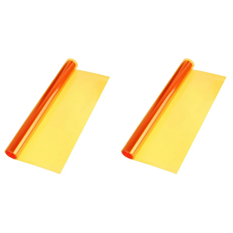 2X флейта 30 см X 120 виниловый автомобильный оранжевый