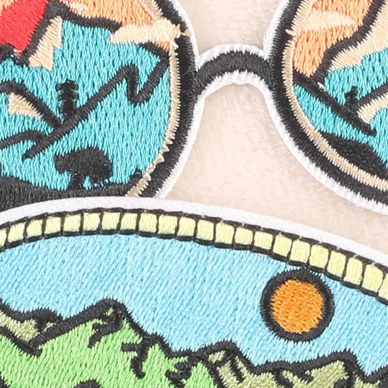 Нашивки для одежды FZdiy Camping Kawaii очки