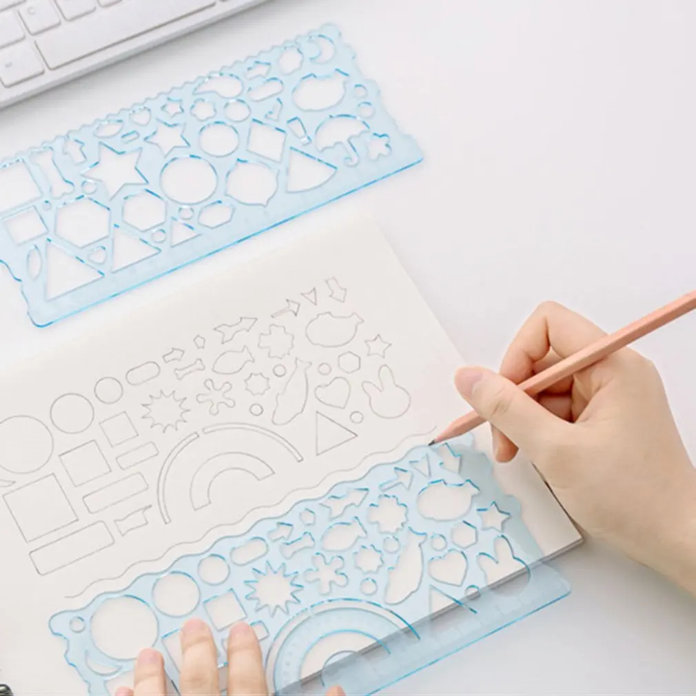 

Painting Multi-function Puzzle Spirograph Geometric Ruler Drafting Tools For Students Drawing Toys Children Learning Art Tool