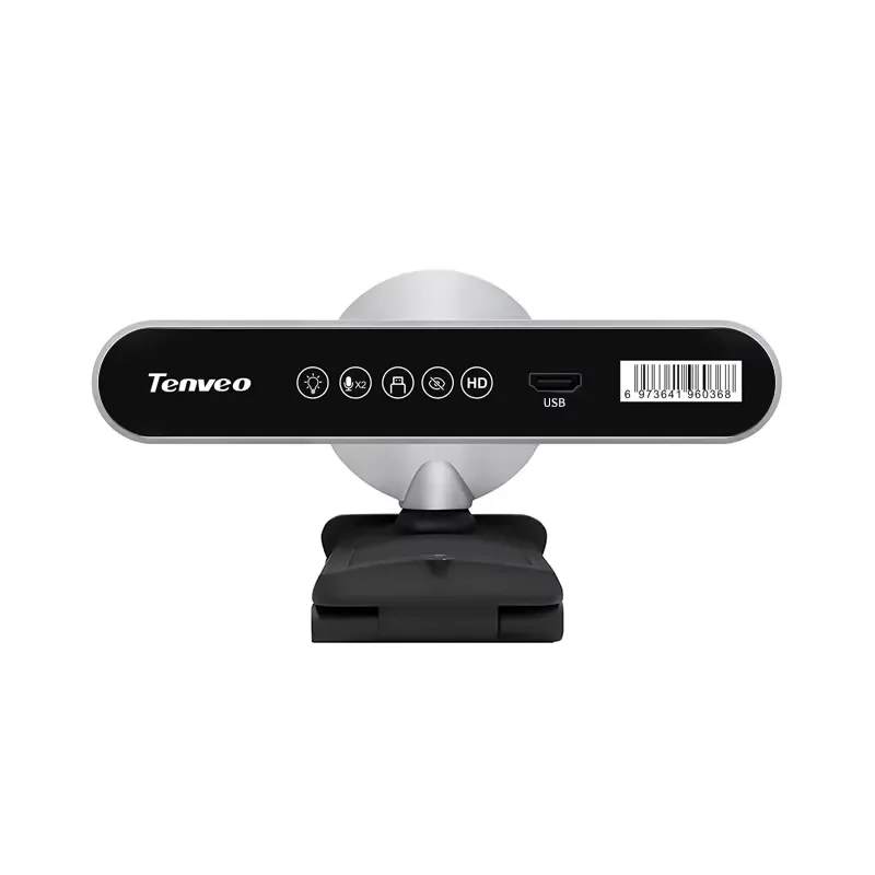 Фото USB-веб-камера Tenveo T1 HD 1080P с автофокусом, кольцевой подсветкой и микрофоном для прямых трансляций и конференций №5