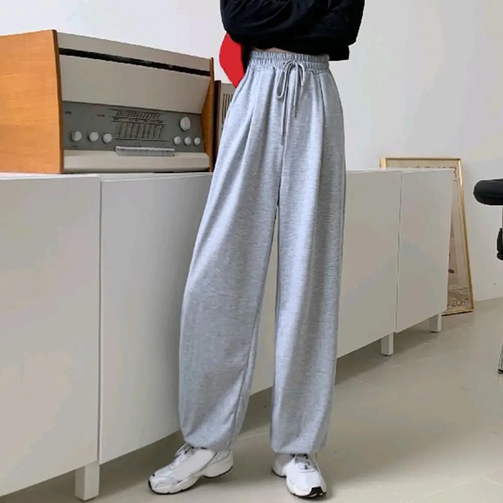 

Women Sports Trousers Trendy Super Soft Mid Rise Relaxed Fit Ankle Tied Trousers Female Clothing Women Trousers Women Pants