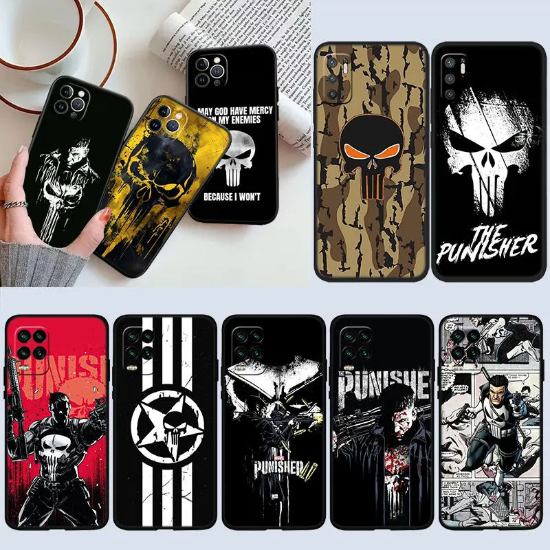 Новый высококачественный чехол Marvel The Punisher для сотовых телефонов Huawei P Smart S Z Y5P Y6P
