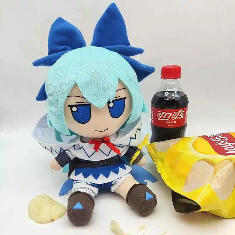 Аниме Touhou Project Cirno Hero of Ice Fairy Fumo милая подушка Kawaii плюшевая для сидения девочек
