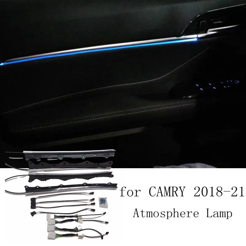 Для Toyota Camry 2018 2019 2020 дверная лампа с чашей светильник специальная атмосферная