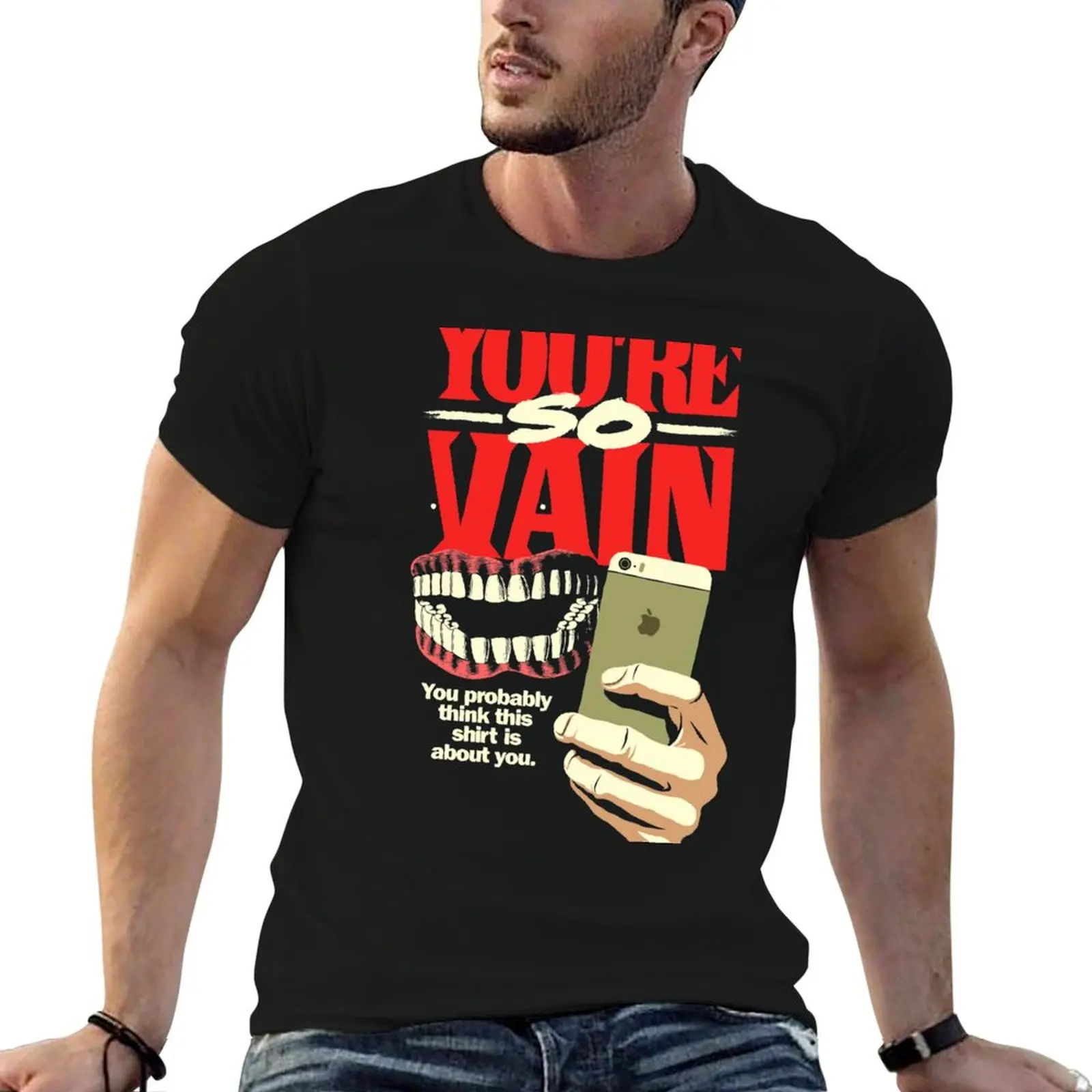 Фото Футболка Vain Basic Simple Design с коротким рукавом №1