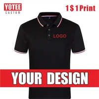 yotee business casual lapel polo shirt logo custom embroidery printing fashion breathable mens and womens tops 2022 summer new