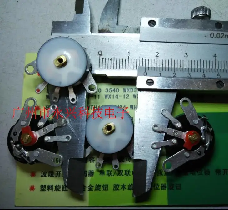 

10PCS RV16MM B503 B50K Flat Foot With Switch Radio Potentiometer Power Amplifier Volume Potentiometer