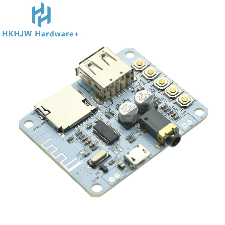 Плата аудиоресивера Bluetooth с USB-разъемом для TF-карты декодирование