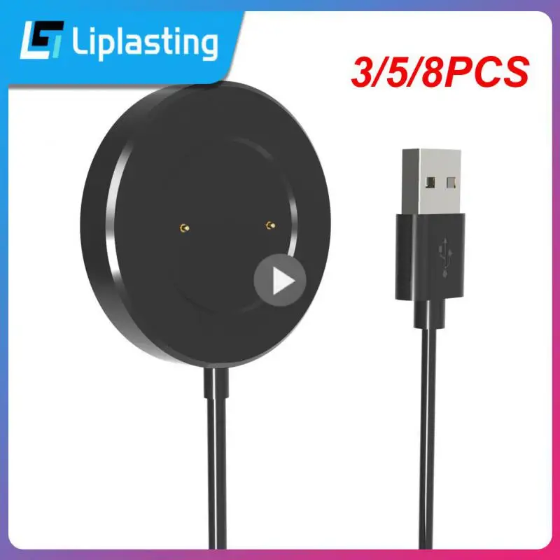 

3/5/8PCS Black Watch Special Charger High Safety Performance Fast Charging Speed Watch Charging Dock High Efficiency