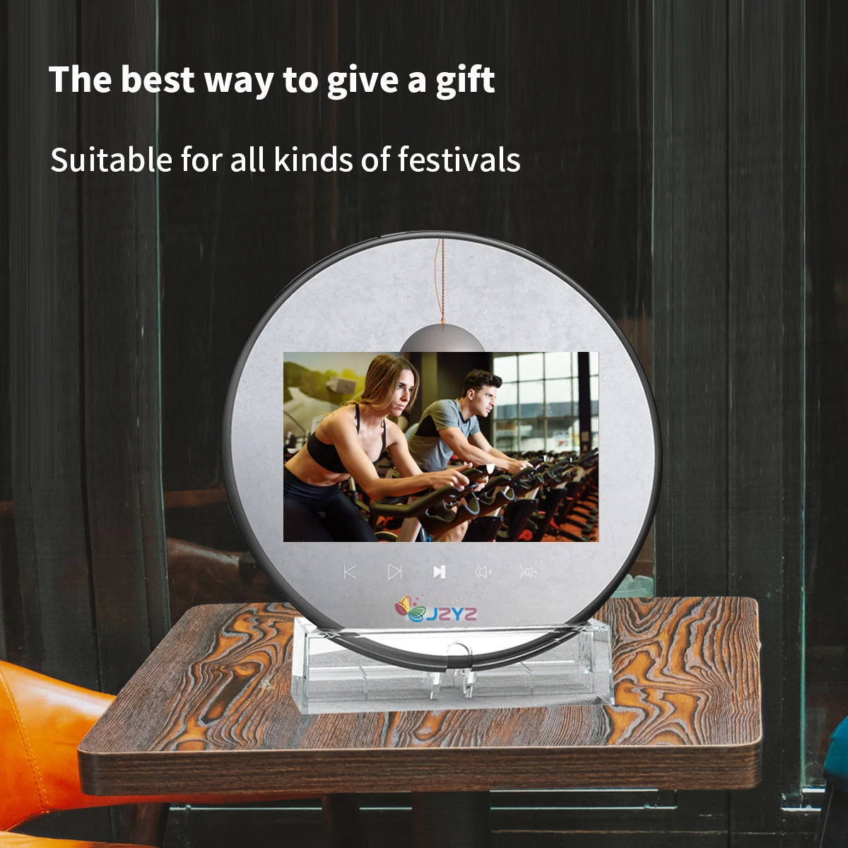 Цифровая фоторамка с часами и календарем Электронная легкое зеркало для макияжа