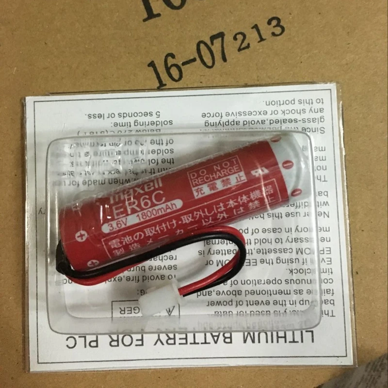 

1pcs MAXELL ER6C AA 3.6V F2-40BL for FX1N 2N PLC Special Battery Accessories Parts
