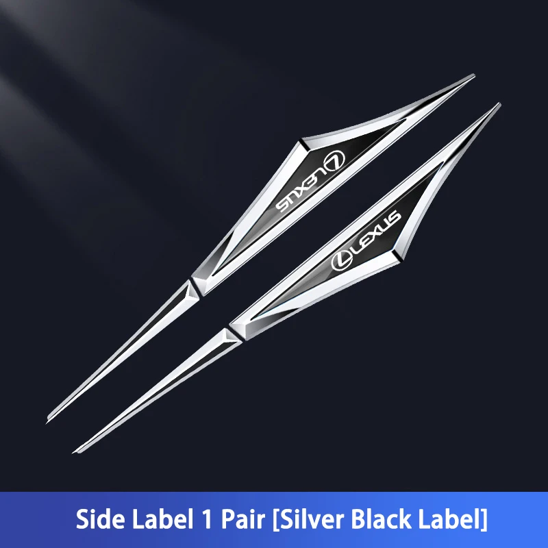 

2 шт. 3d автомобильные наклейки из сплава, автомобильные аксессуары, аксессуары для Lexus RX330 IS250 Ct200h ES300h RX350 IS300h NX300h RX400h ES350