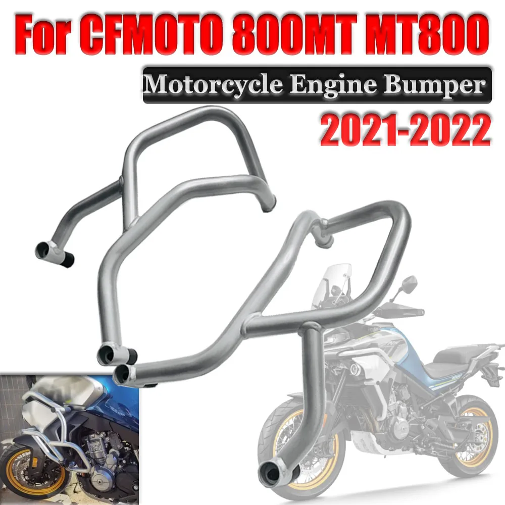 

For CFMOTO 800MT MT800 MT 800 MT 2021 2022 Motorcycle Parts Crash Bungs Bar Engine Tank Guard Bumper Frame Protector Side Slider