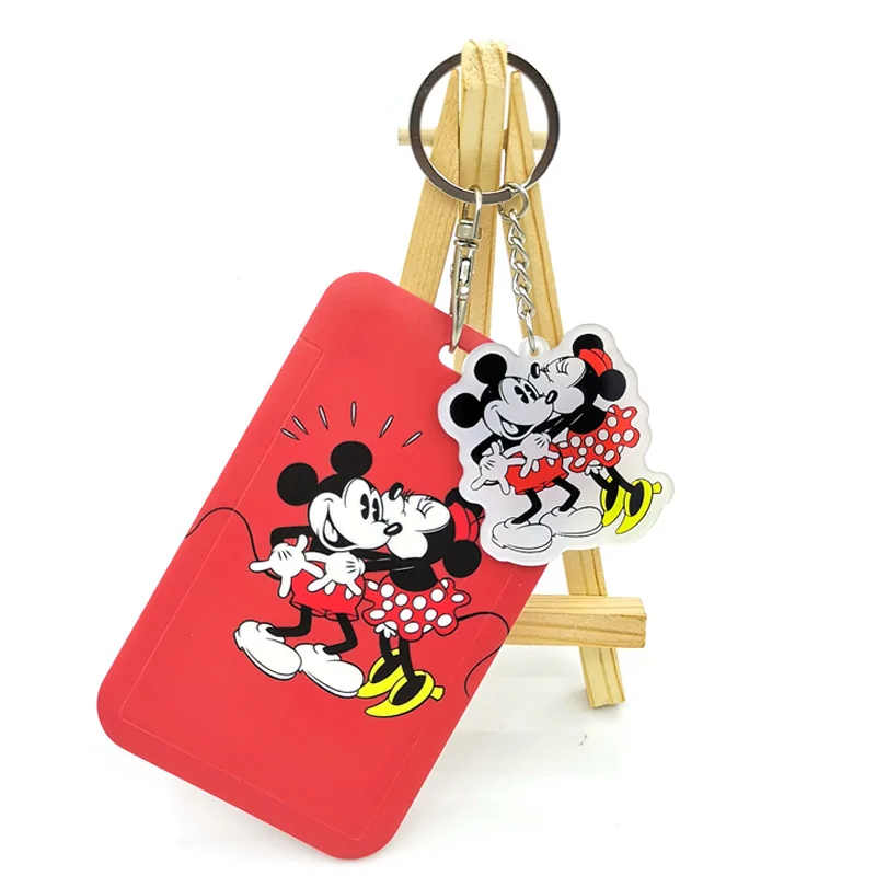 Брелок для ключей Минни Микки Маус мужчин и женщин милый акриловый кулон в сумку