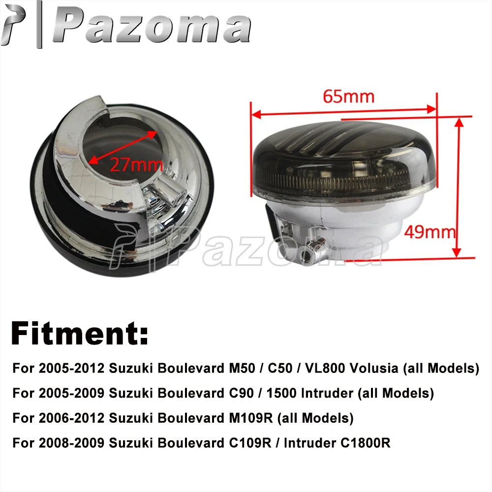 Сигнал поворота для мотоцикла Suzuki 8 6 дюймов бульвар M50 C50 VL800 grandsia C90 1500 Intruder M109R C109R
