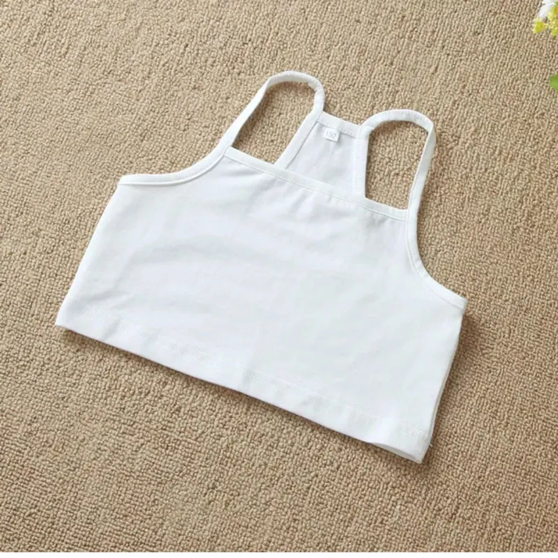 Фото V-TREE Girls Tank Tops COTTON Girls Camisole Child Singlet for Girls Candy Color Girls Undershirt Kids Underwear Model №3