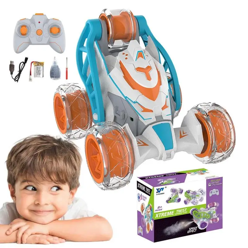 

Road Racing RC Car Road Racing Remote Toy Racing Portable Road Toy Remote Control Tumbling Cars For Children Kids Girls Boys