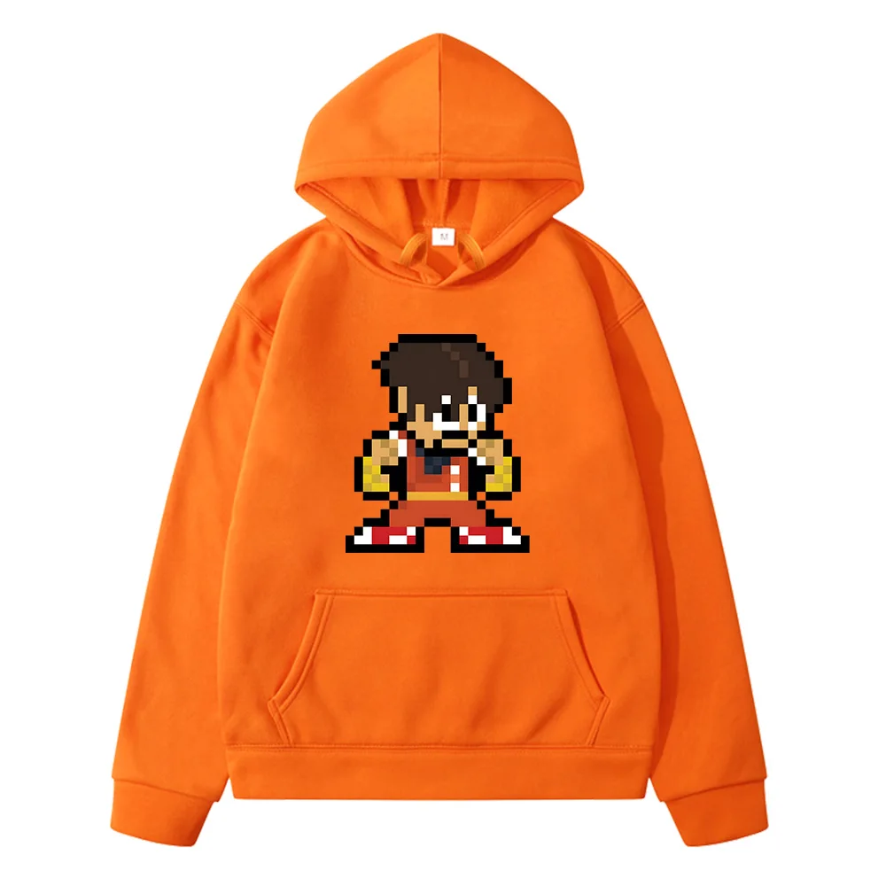 

Game Street Fighterr Guy Hoodies Long Sleeve Casual Children Sweatshirts for Autumn/Winter Kawaii Cartoon Graphic Pullovers Kids