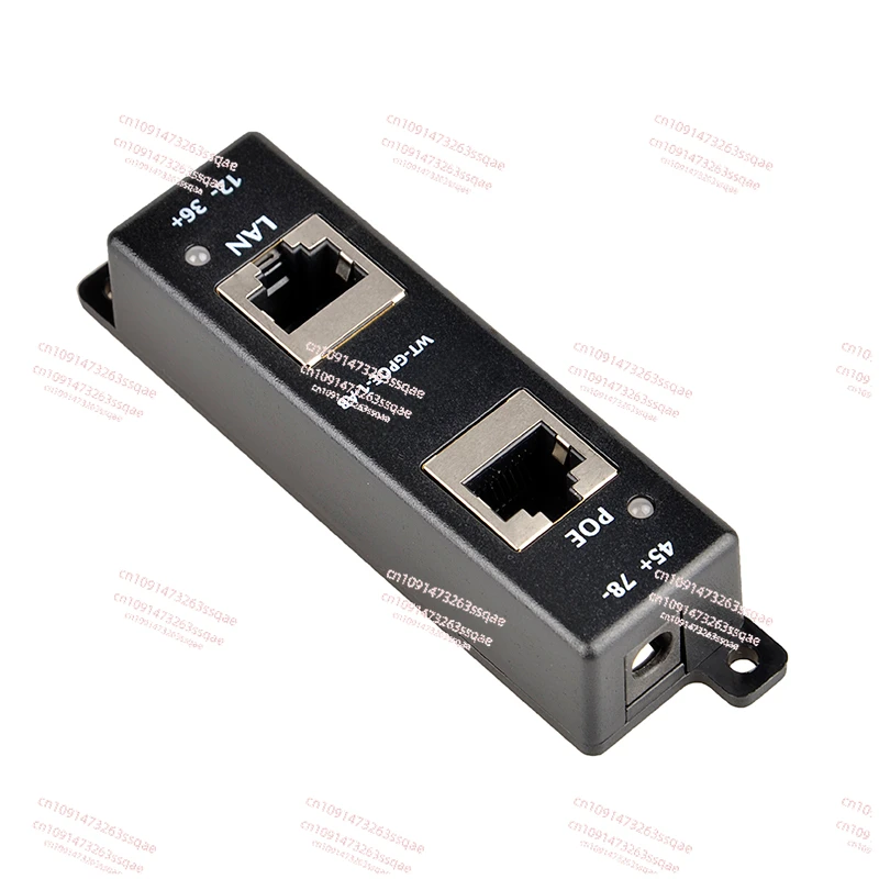1-портовый гигабитный POE среднего размера A. Силовой инжектор Ethernet в режиме B