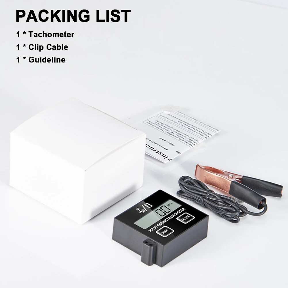 Индукционный Тахометр Для Газонокосилки Индуктивный Импульсный С Зажимом