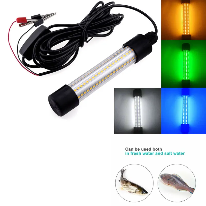 

1pc Underwater Squid Bait Ubmersible Lure Lighting Light Optional Lamp Attracting Multicolor Fishing Finder Lamp