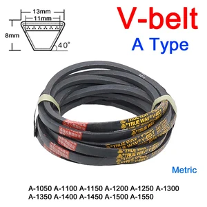 1Pc A Type V-belt Pitch Length 1050 1100 1150 1200 1250 1300 1350 1400 1450 1500 1550mm for Automotive Equipment Low Noise