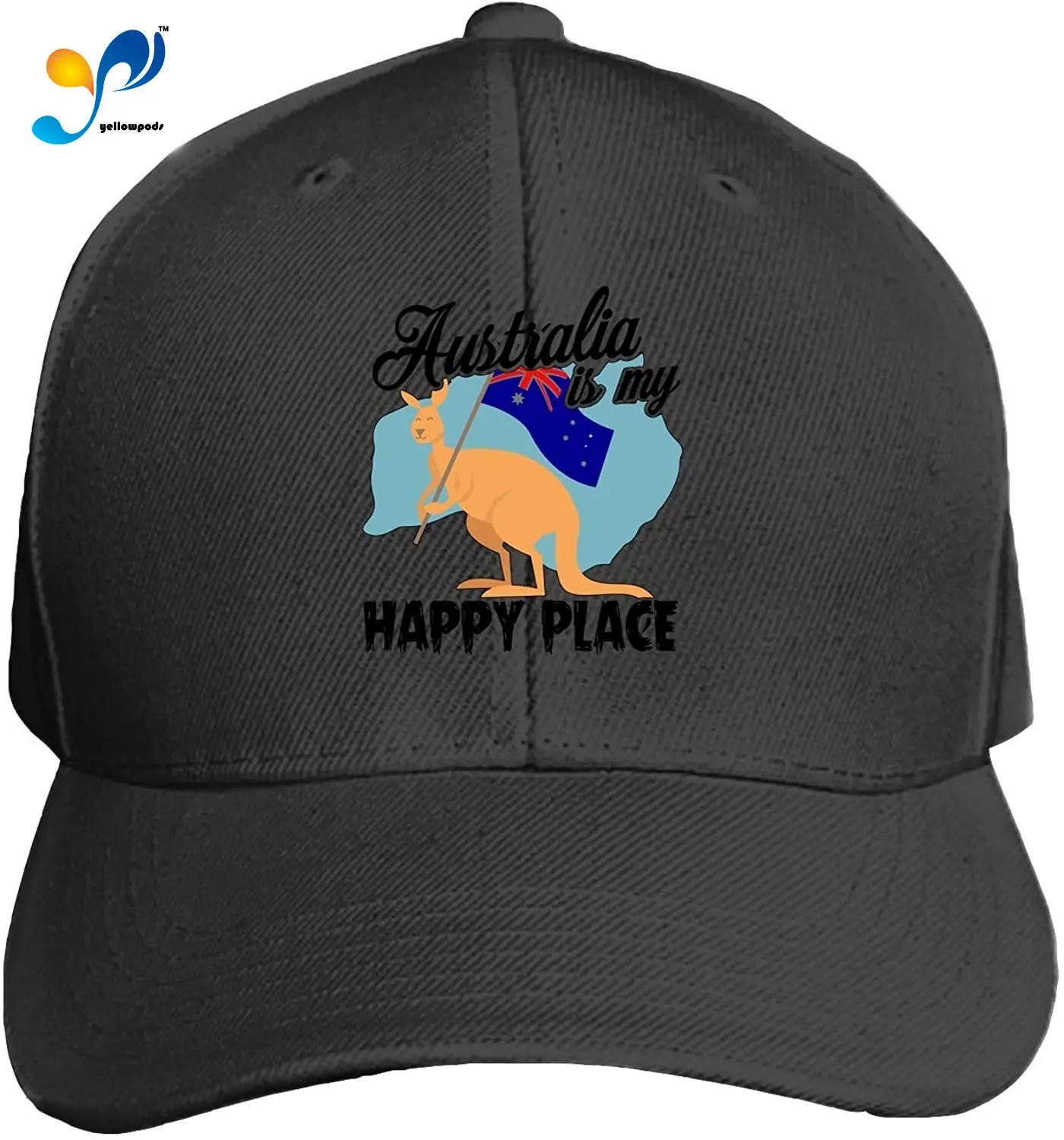 

Peaked Hat Love Is A Warm Pug Adjustable Sandwich Baseball Cap Cotton Snapback