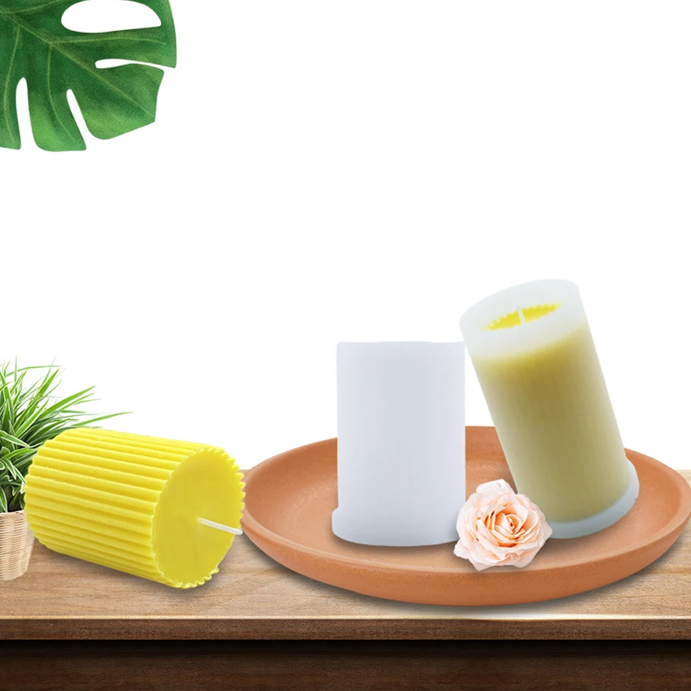 Силиконовая форма сделай сам для цилиндрической свечи самостоятельного