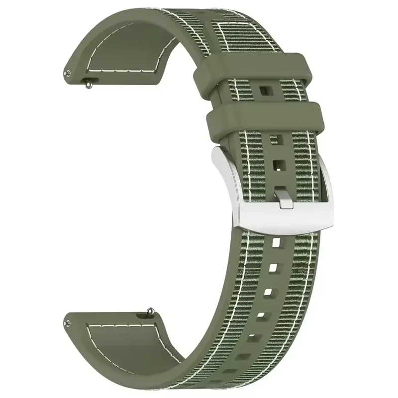 Фото Композитный силиконовый ремешок 22 мм для Xiaomi Watch 5/S4-3-2/S4, спортивный нейлоновый браслет для Realme Watch 5 S/OPPO Watch 4 Pro/X X2 №2