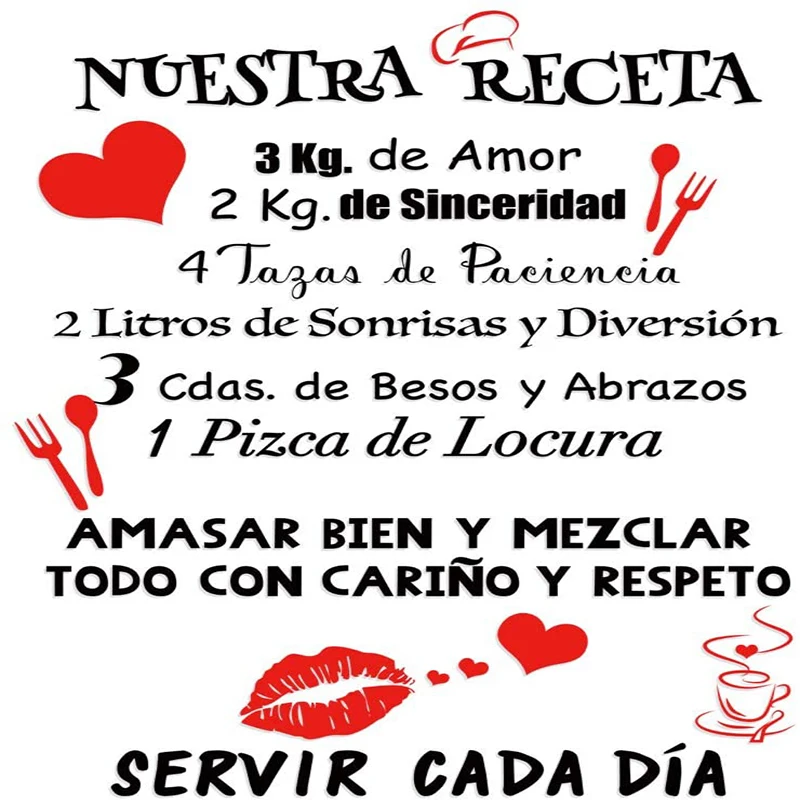 Вдохновляющие цитаты настенные наклейки испанские виниловые мотивирующие фразы