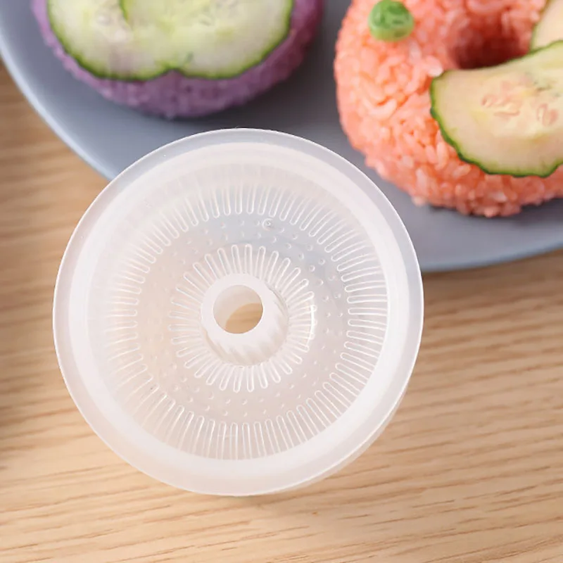 

Donut Round Rice Ball Mold Non-Stick Sushi Maker DIY Easy Rice Ball Press Mold Children's Baby Bento Set Kitchen Accessories