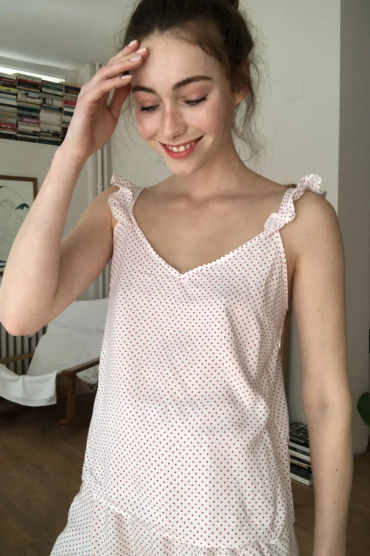 

Trendyol Polka Dot Viscose Pajamas set THMSS20PT0383
