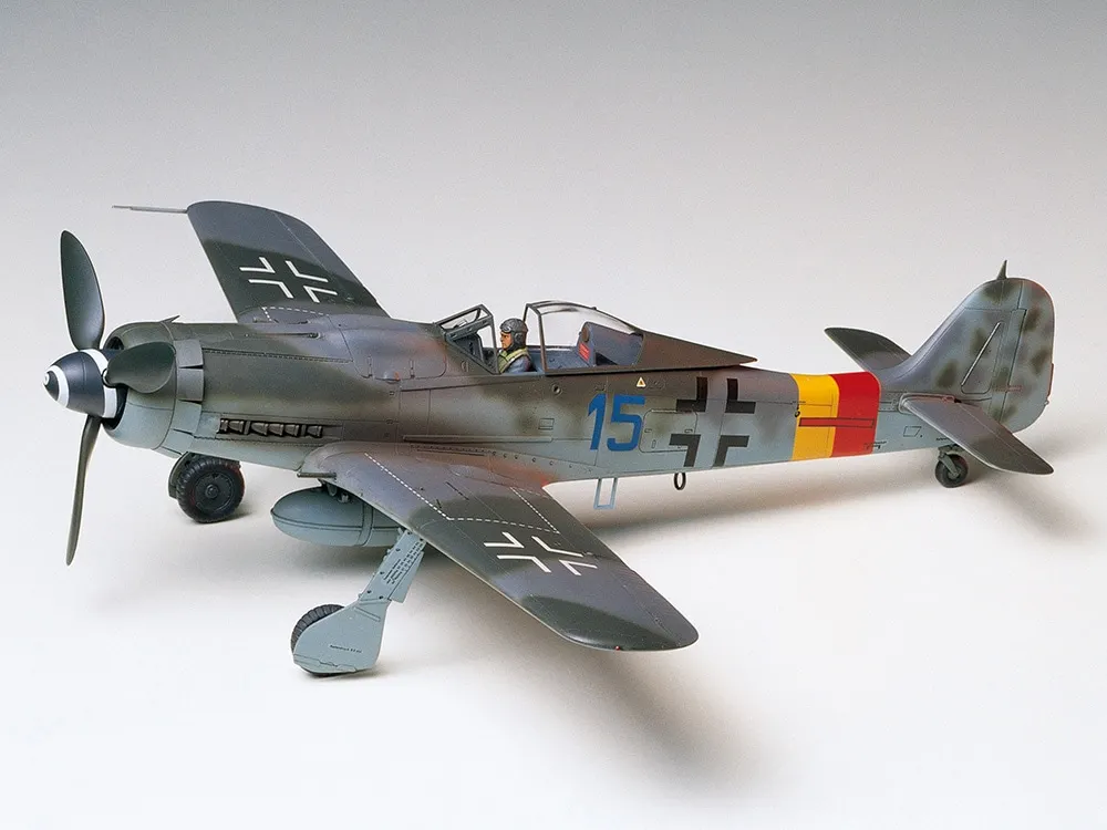 

Tamiya 61041 Assembly Model 1/48 Scale Focke-Wulf Fw190 D-9 Fighter Airplane Model for Military Model Hobby Collection DIY Toys